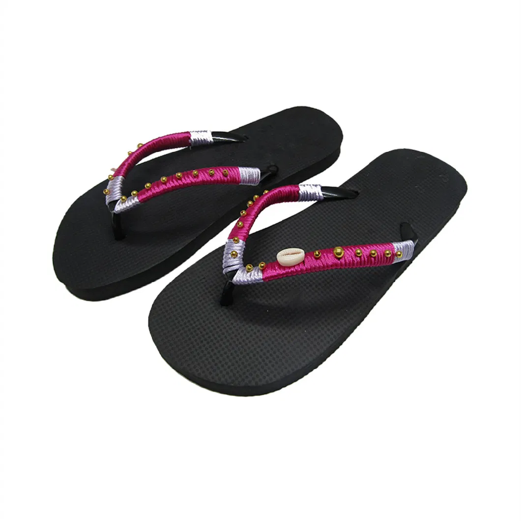 Latest Design Ladies Indoor Soft Slides Comfortable EVA Bathroom Slippers Custom Beach Flip Flops Womens