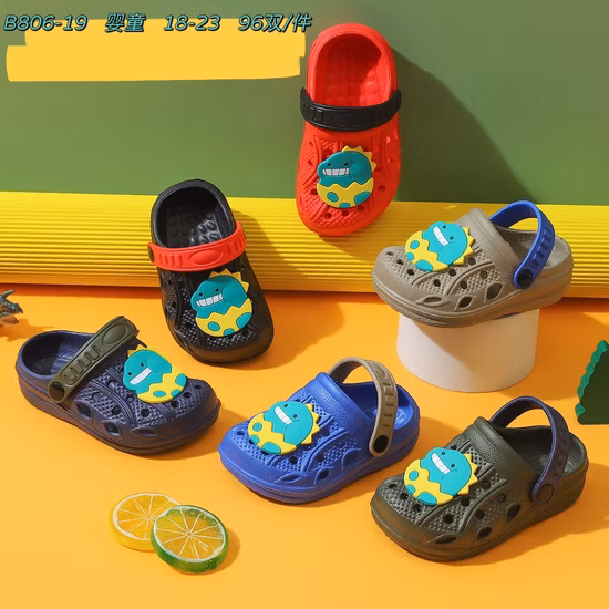 夏春男の子女の子屋内アウトドアかわいいレジャーライトソフトプラスチックスリッパサンダル